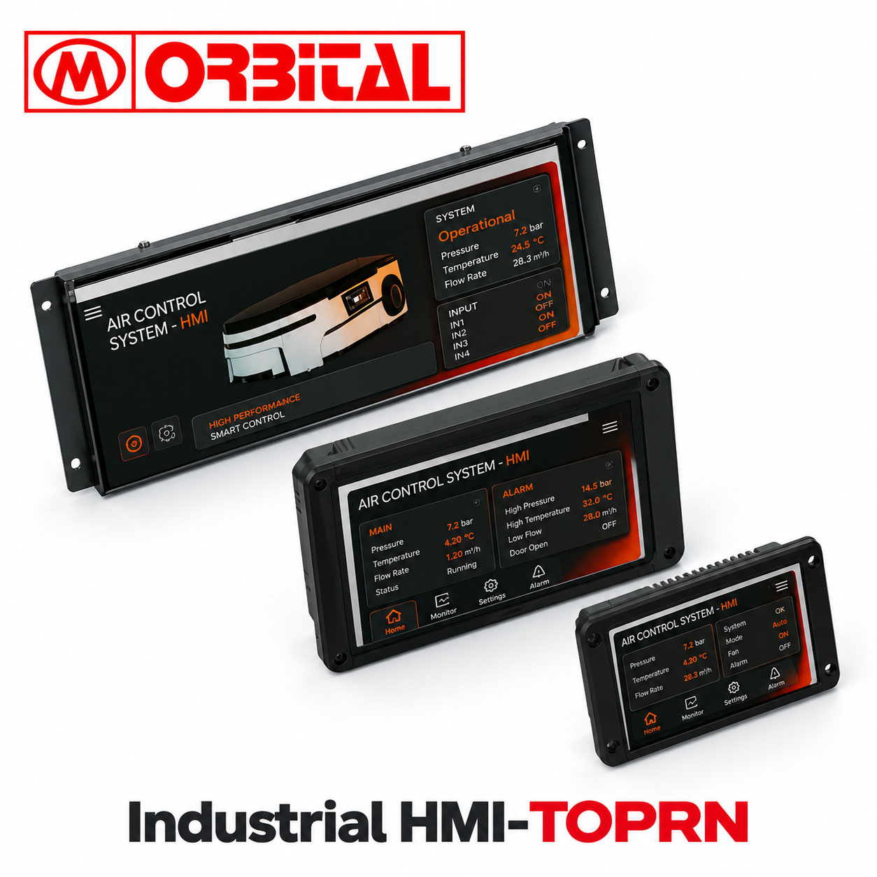TOPRN Open Frame HMI supplied by Orbital Mekatronik