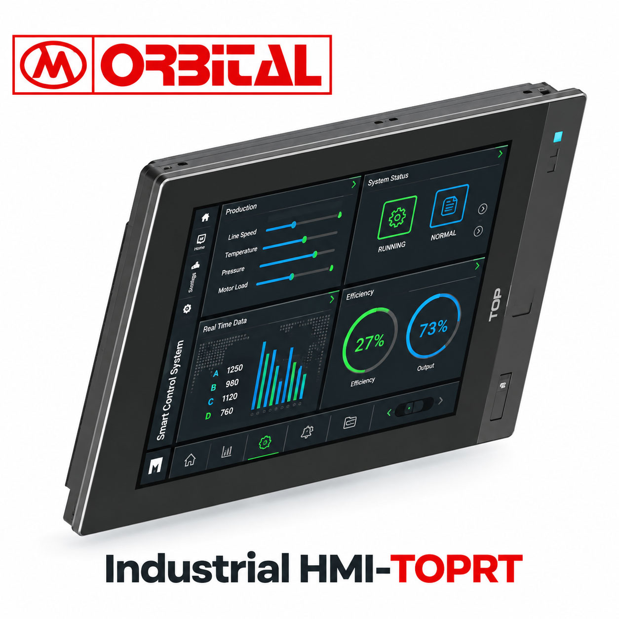 TOPRT Wide HMI supplied by Orbital Mekatronik